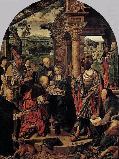 Joos van cleve The Adoration of the Magi china oil painting image